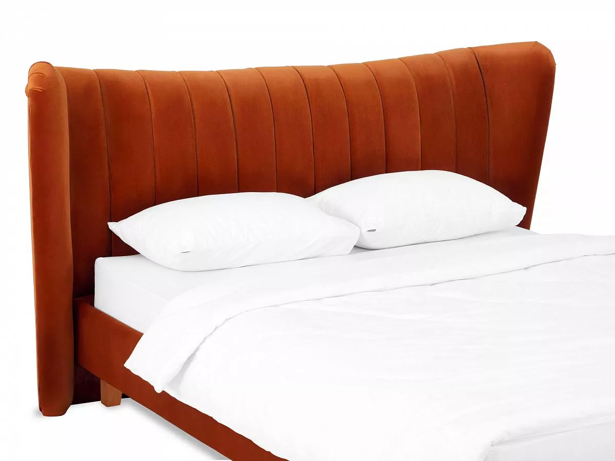 Кровать 160х200 Queen II Agata L оранжевый 574751
