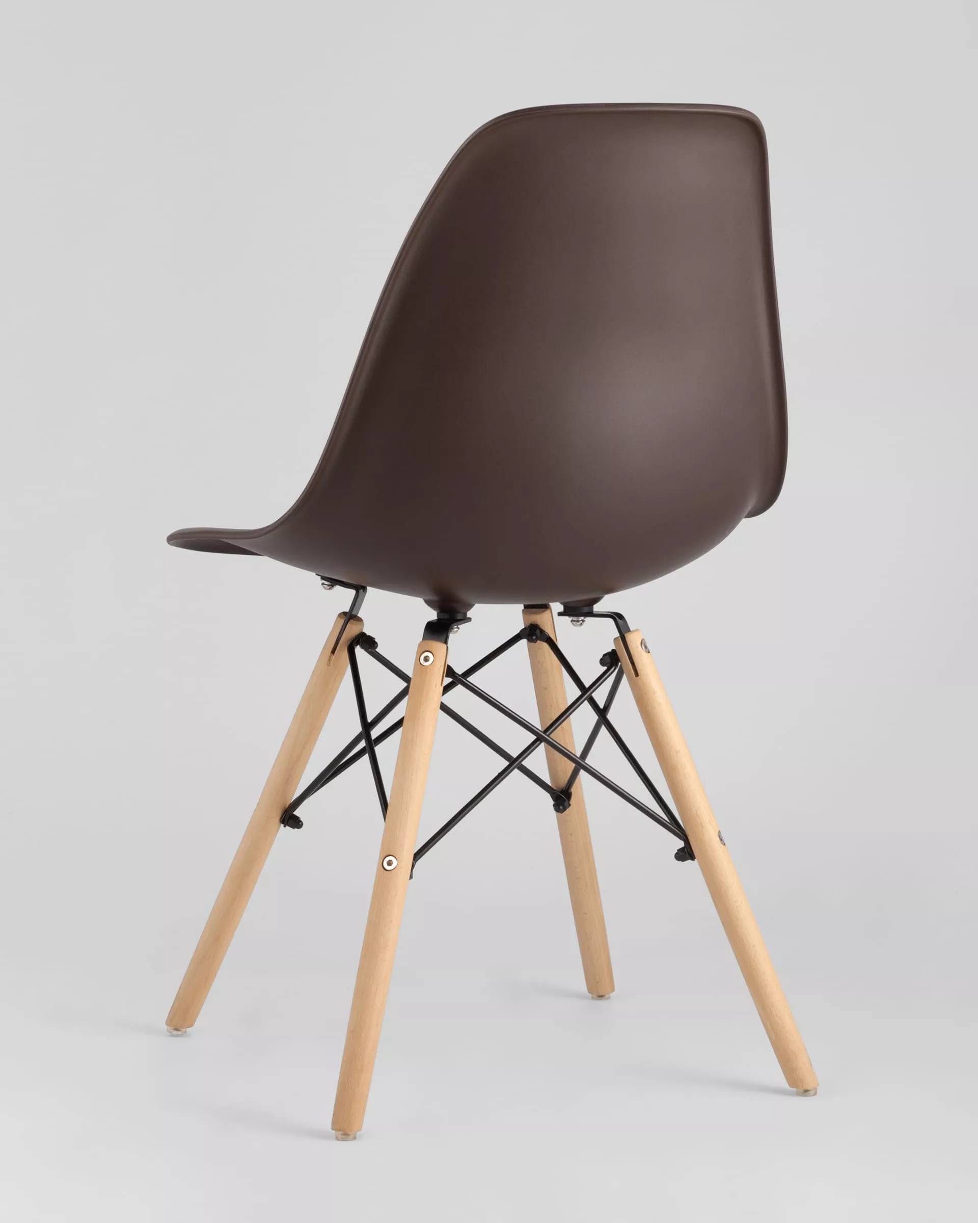 Комплект стульев Eames DSW коричневый x4 шт