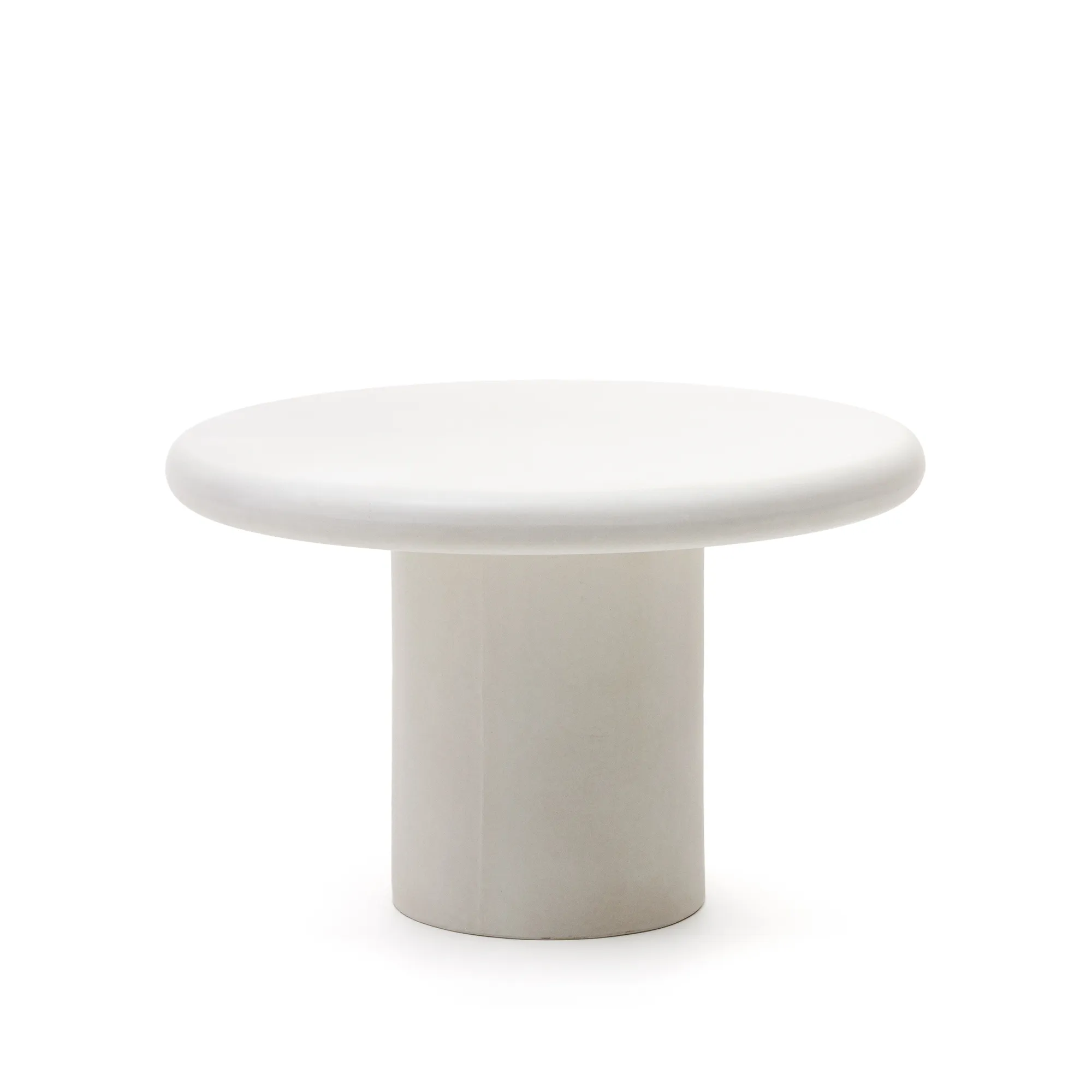 Круглый стол La Forma Addaia белый цемент 120 см 189951