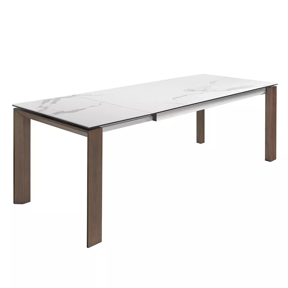 Раздвижной обеденный стол Angel Cerda D2058BA /1095 из керамики и орехового дерева