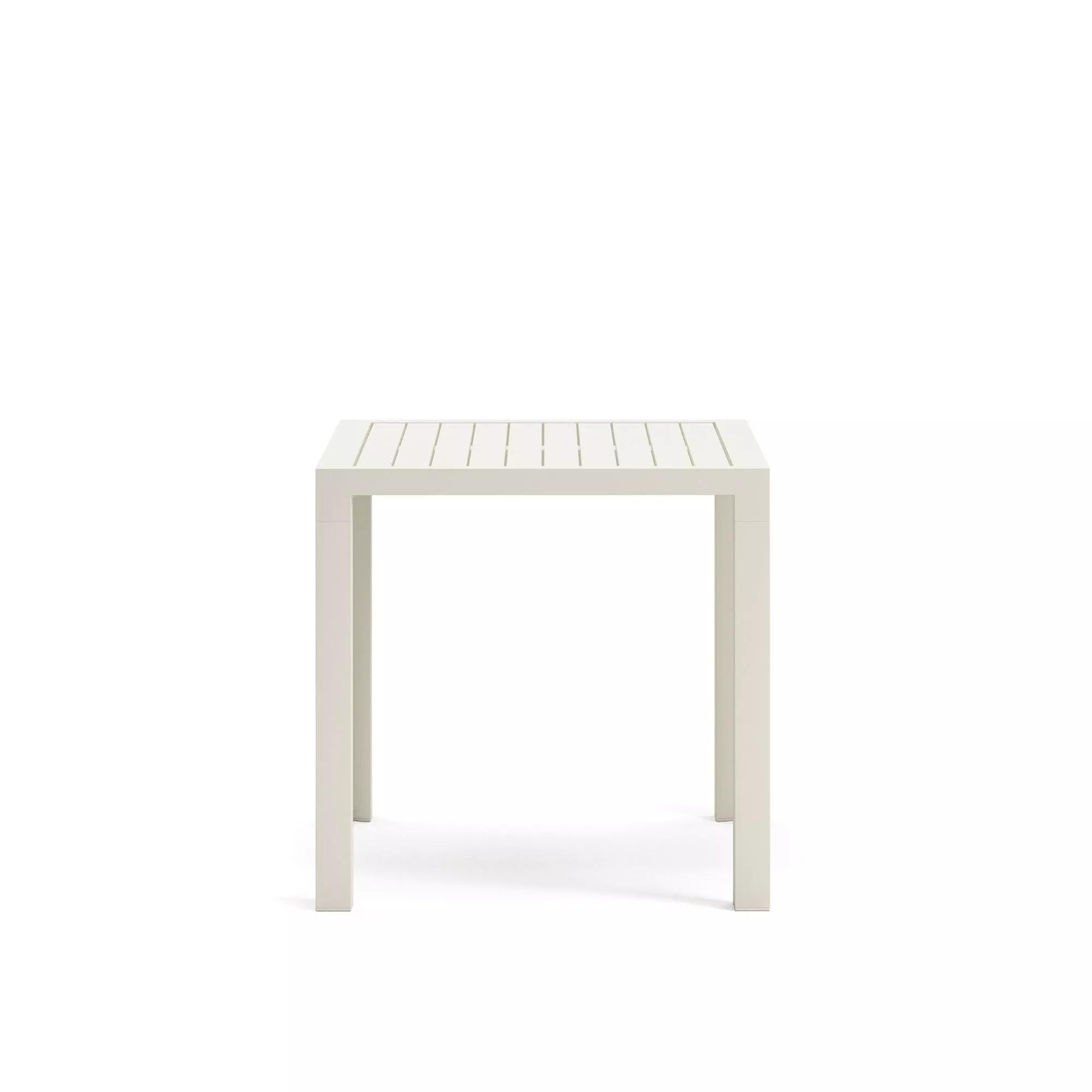 Уличный стол La Forma Culip с порошковым покрытием белого цвета 77 х 77