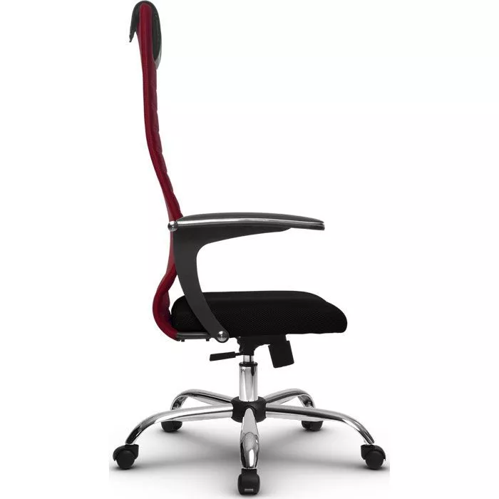 Кресло компьютерное SU-BU158-10 Ch Красный / черный