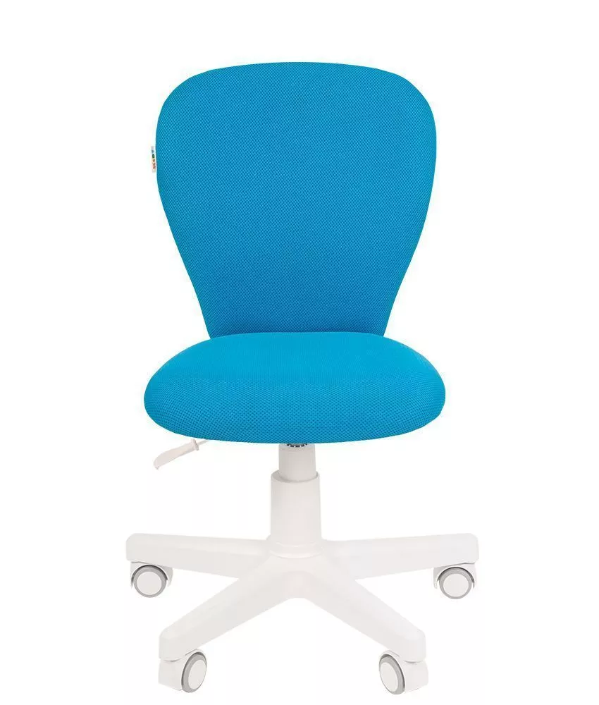 Детский компьютерный стул Chairman KIDS 105 белый голубой