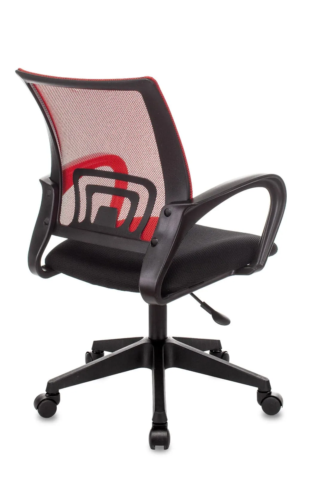 Кресло офисное TopChairs ST-Basic сетка / ткань красный