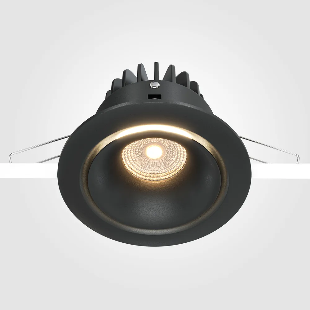 Точечный встраиваемый светильник Maytoni Technical Yin DL031-2-L12B