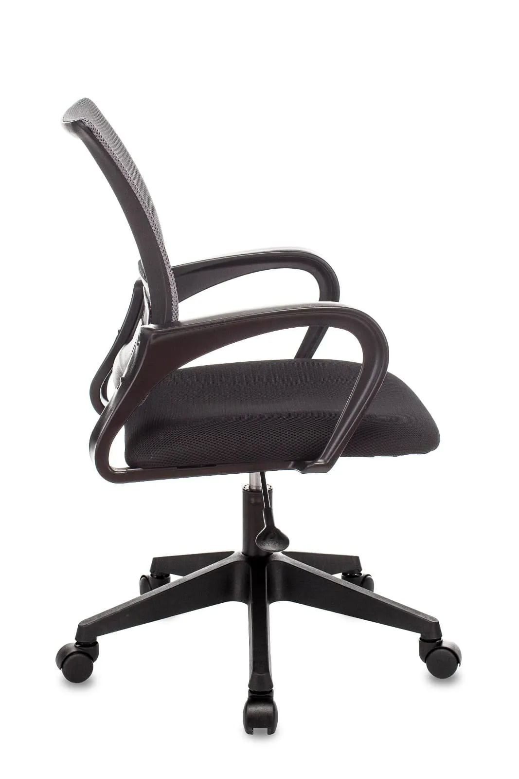 Кресло офисное TopChairs ST-Basic сетка / ткань темно-серый