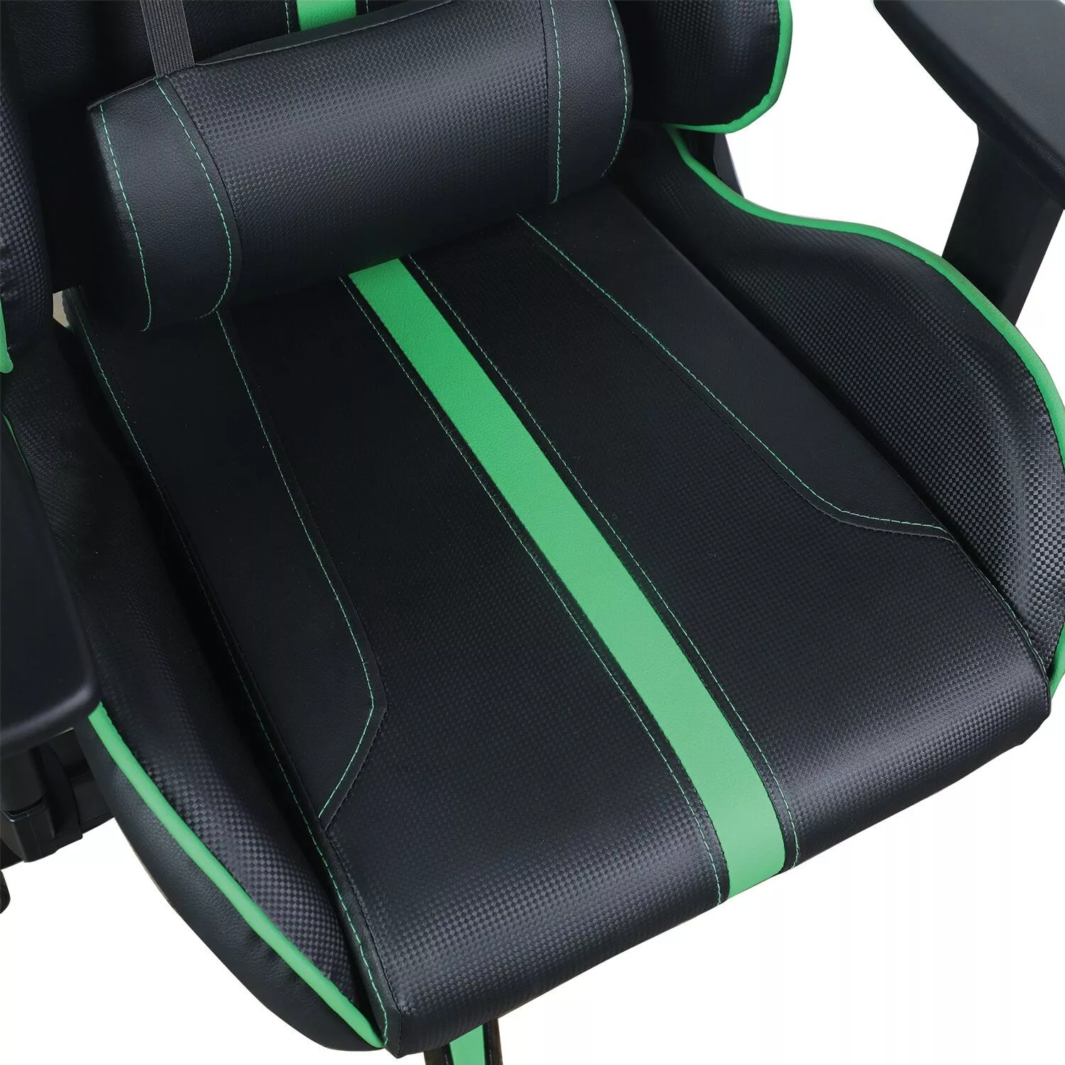 Геймерское кресло BRABIX GT Carbon GM-120 Черный зеленый 531929