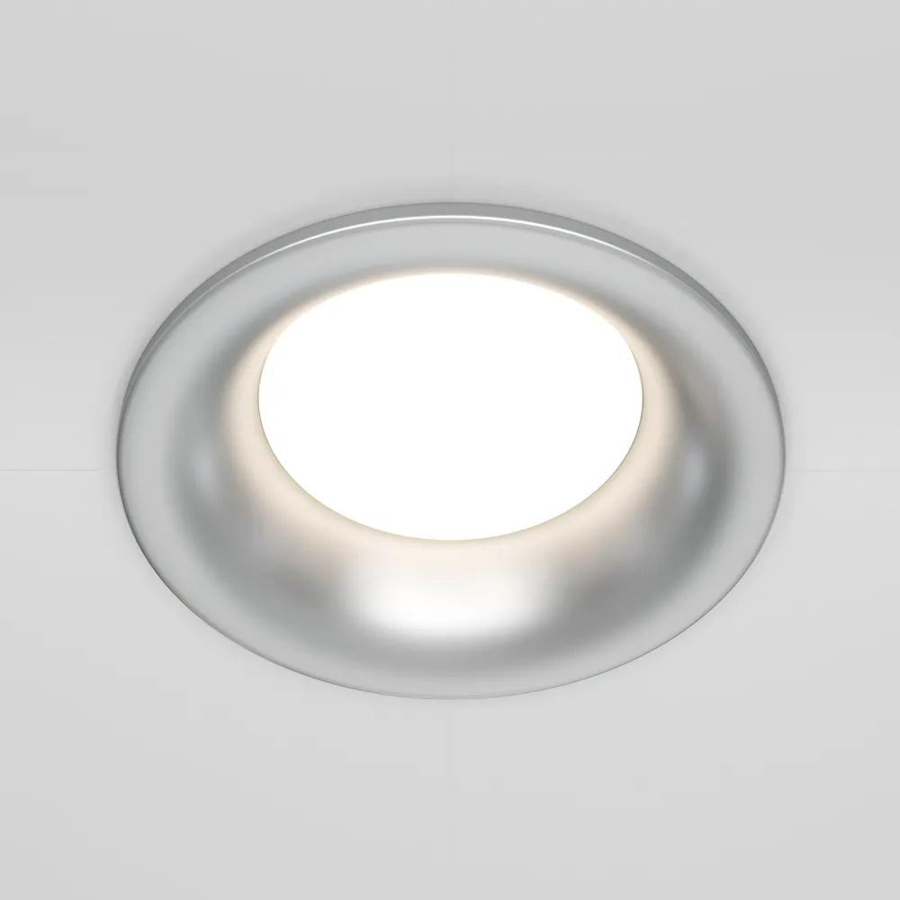 Точечный встраиваемый светильник Maytoni Slim DL027-2-01-S