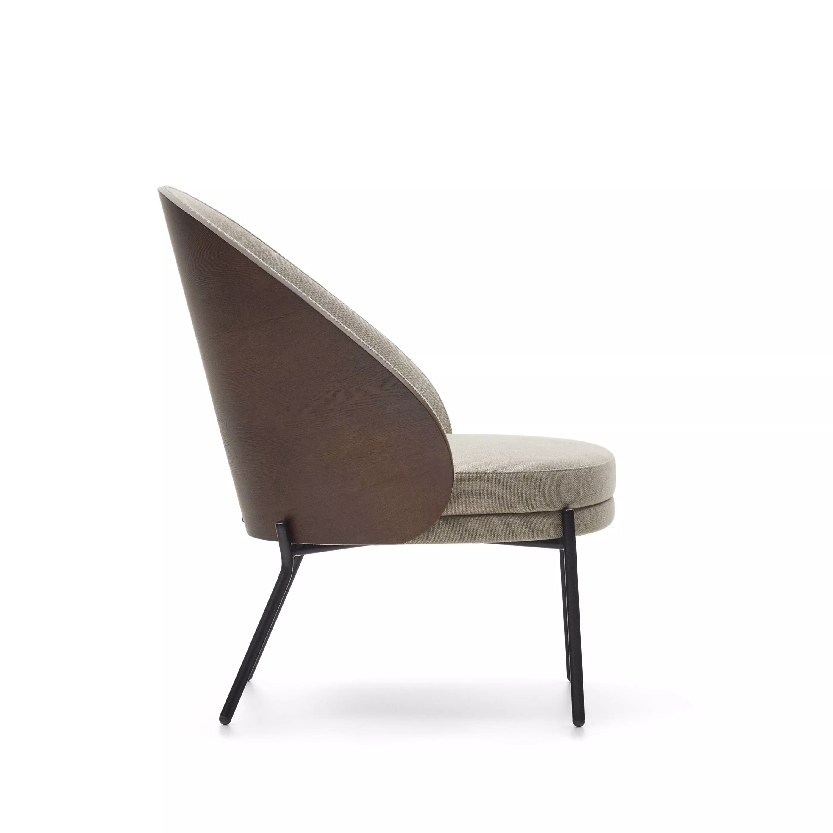 Кресло La Forma Eamy светло-коричневый отделка венге