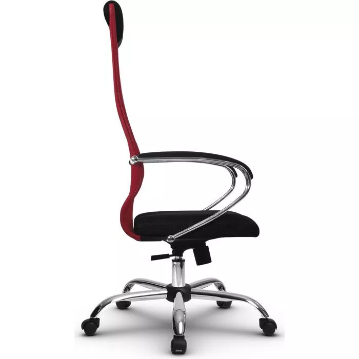 Кресло компьютерное SU-BK131-8 Ch Красный / черный