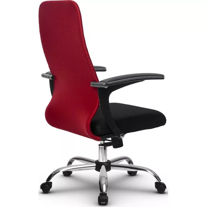 Кресло компьютерное SU-СU160-10 Ch Красный / черный