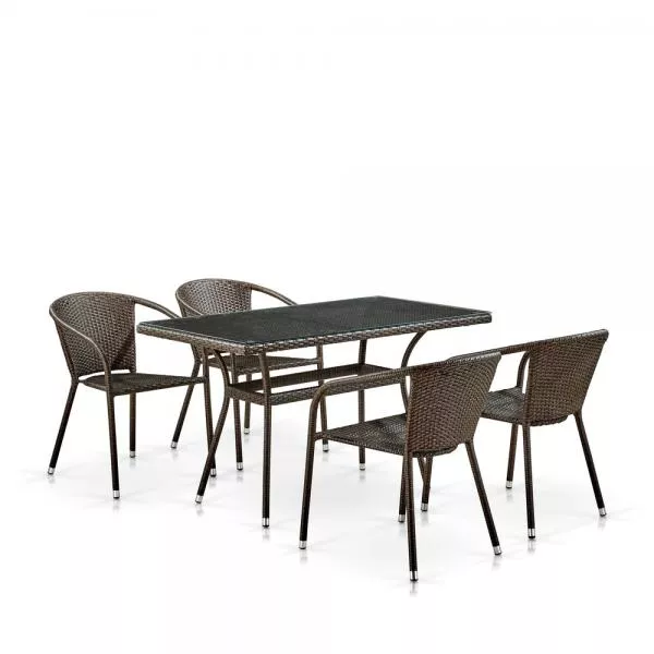 Комплект мебели из ротанга T286A/Y137C-W53 Brown