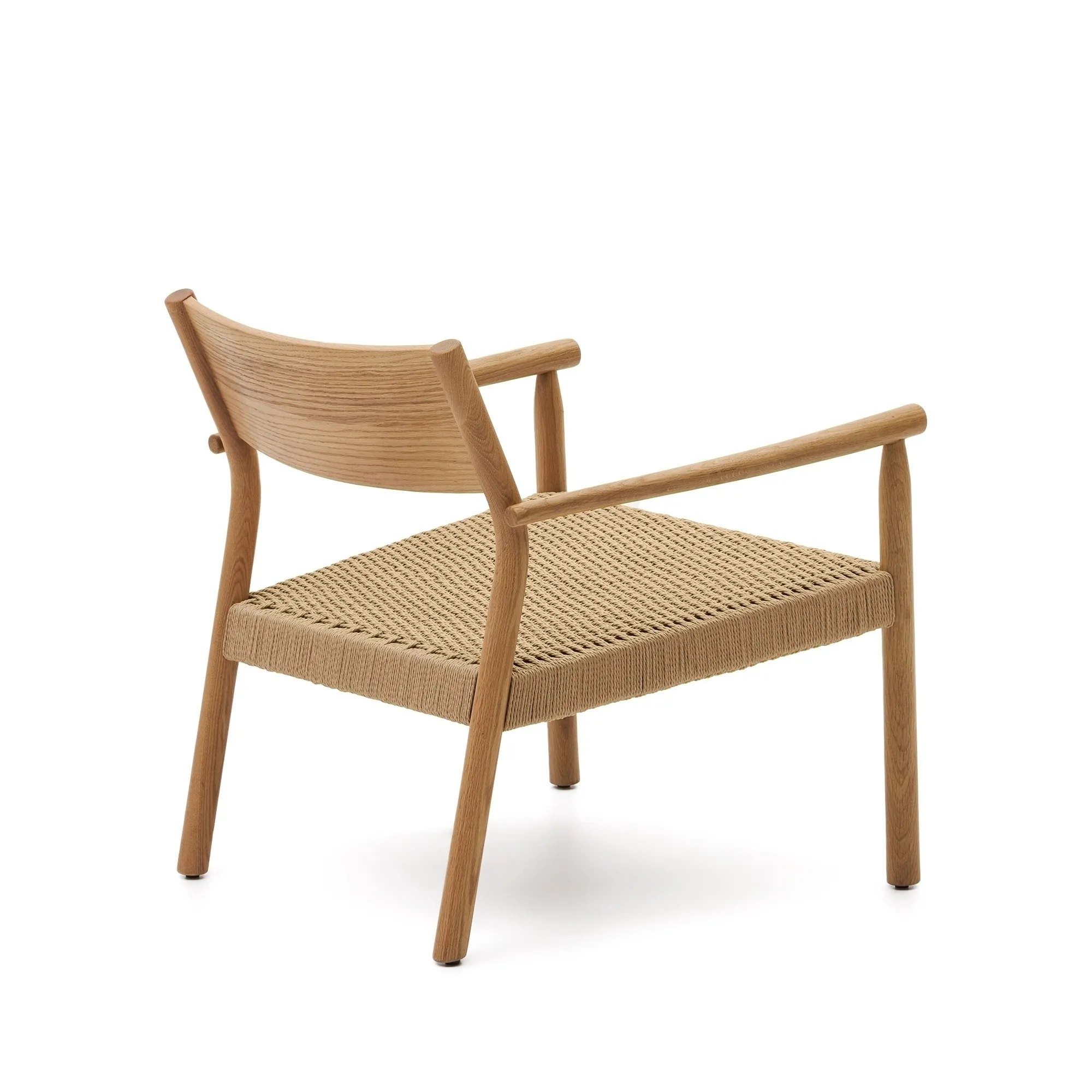 Кресло La Forma Yalia массив дуба с натуральной отделкой сиденье из веревки 174333