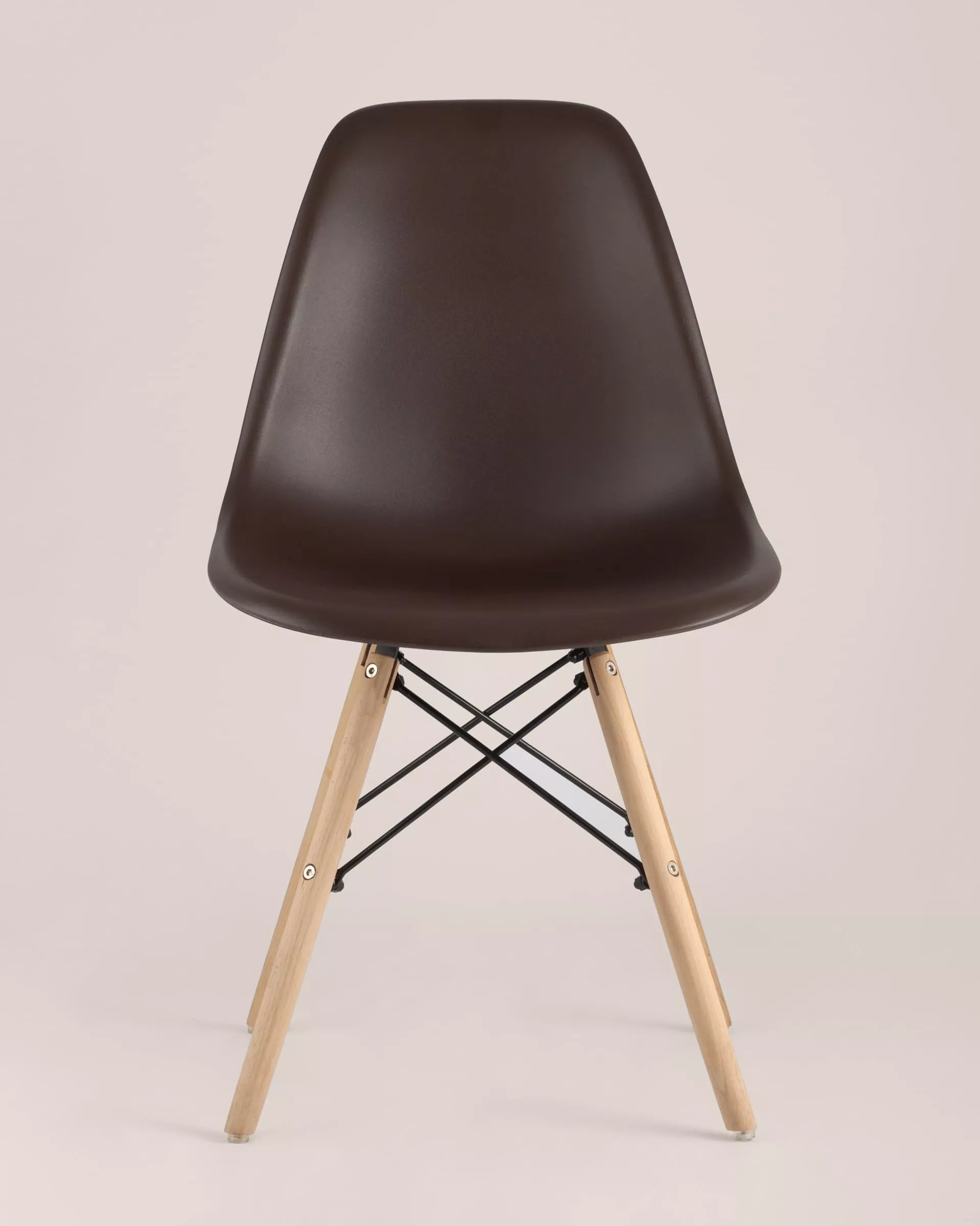 Комплект стульев Eames DSW коричневый x4 шт