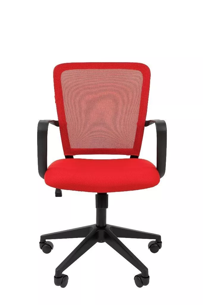 Кресло для оператора Chairman 698 black ткань сетка красный TW 19