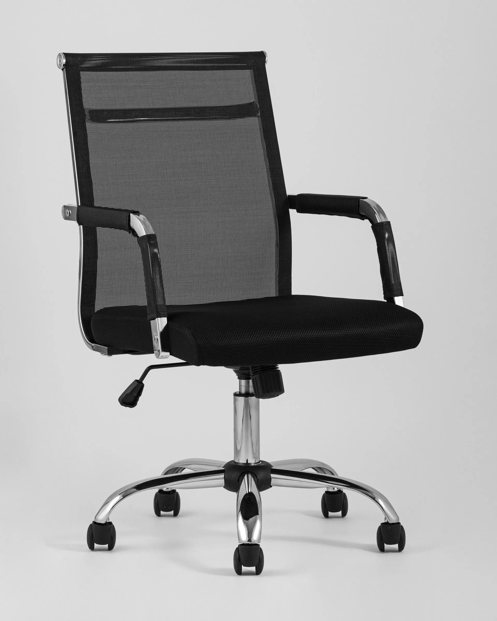 Кресло офисное TopChairs Clerk черная сетка