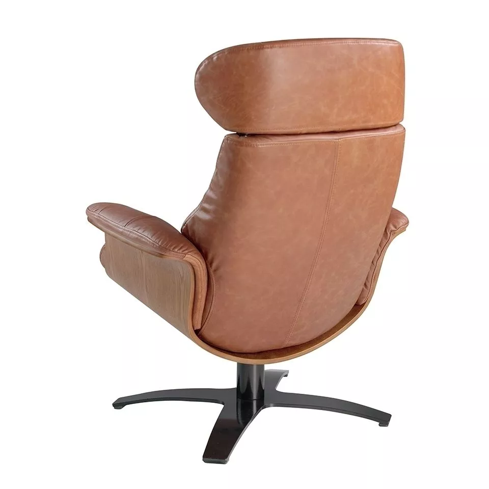 Поворотное кресло Angel Cerda A928 5083-M2831 с кожаной обивкой