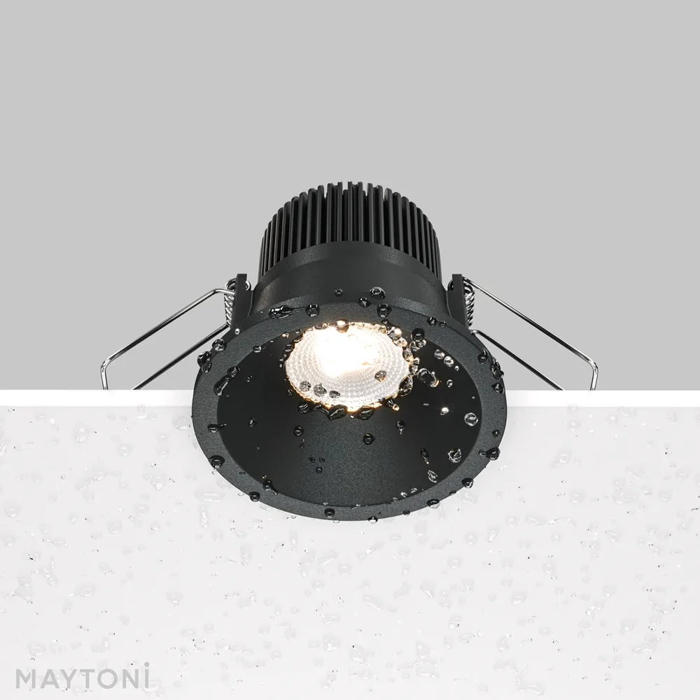 Точечный встраиваемый светильник Maytoni Zoom DL034-01-06W3K-B