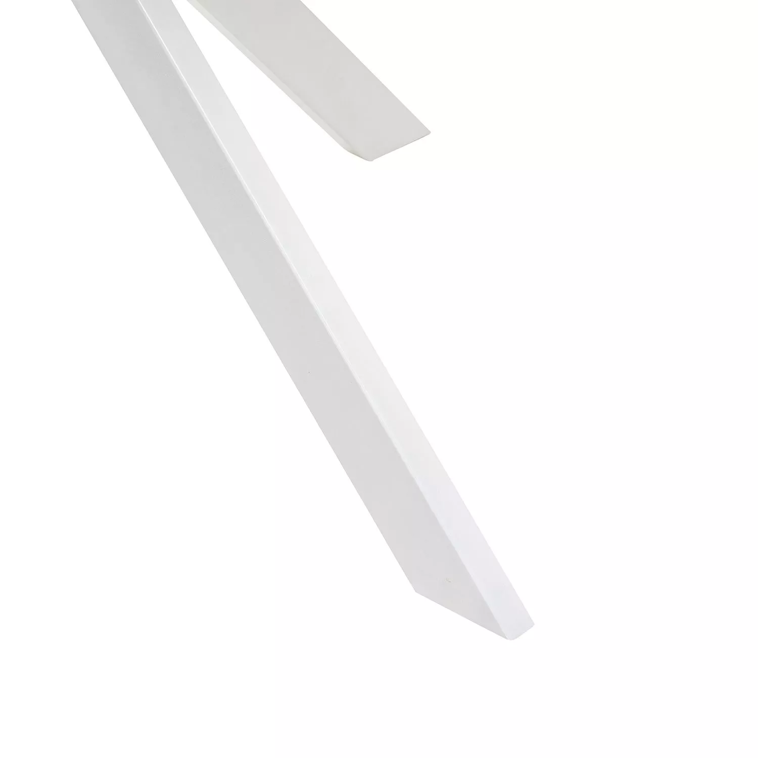 Стол раздвижной Leset Капри со стеклом Белый