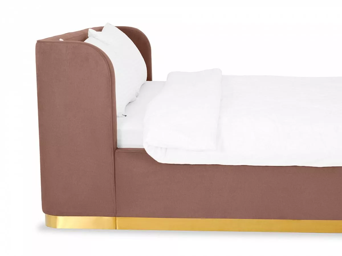 Кровать 160х200 с подъемным механизмом Vibe коричневый 748482