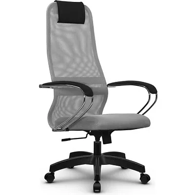 Кресло компьютерное SU-BK131-8 Pl Светло-серый / светло-серый