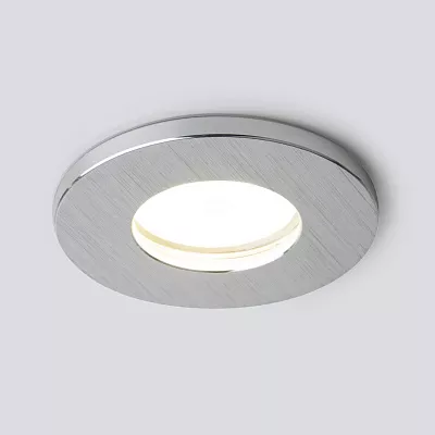 Точечный влагозащищенный светильник Elektrostandard Flickr 125 MR16 Серебро