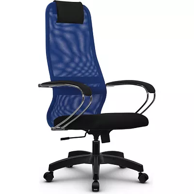 Кресло компьютерное SU-BK131-8 Pl Синий / черный