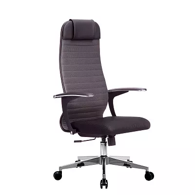 Кресло компьютерное МЕТТА B 1b 21 / U158 Ch Темно-серый