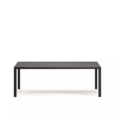 Уличный стол La Forma Culip с порошковым покрытием серого цвета 220 х 100