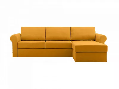 Большой угловой диван Peterhof П3 желтый 341465