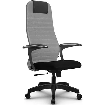 Кресло компьютерное SU-BU158-10 Pl Светло-серый / черный