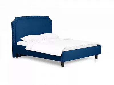 Кровать двуспальная Ruan 160х200 синий 582863