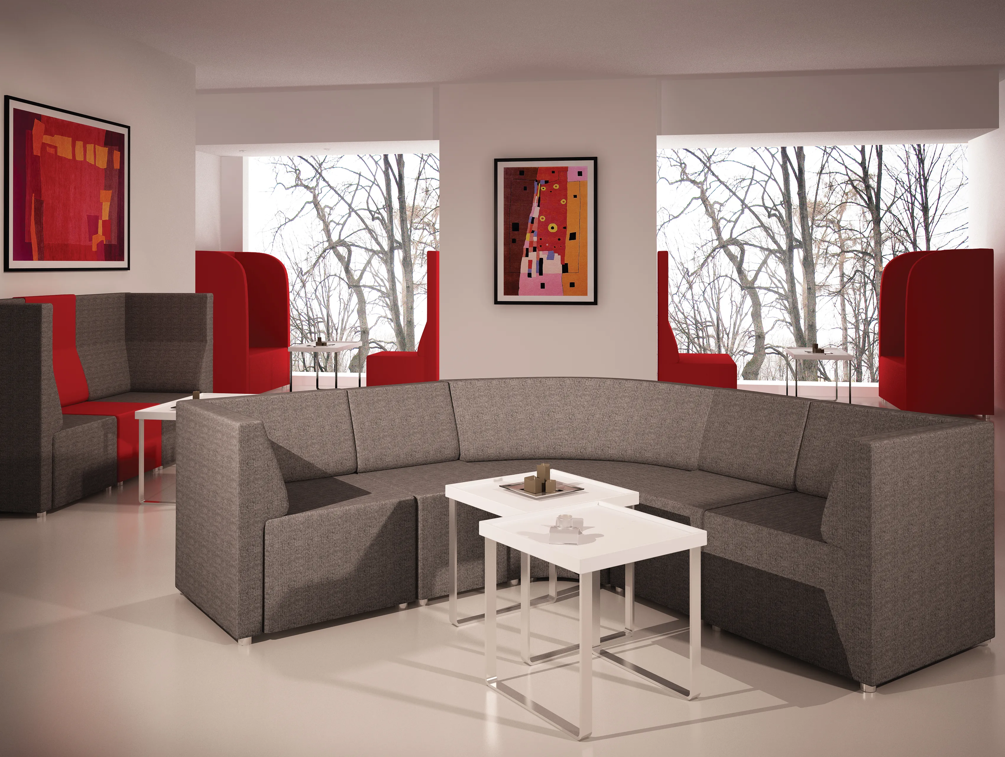 Модульный диван для посетителей toForm М10 Meeting area