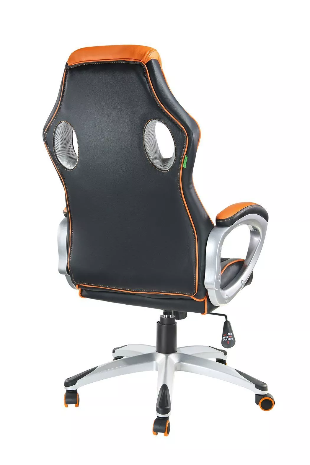 Кресло для геймера Riva Chair GAME 9292H черный / оранжевый