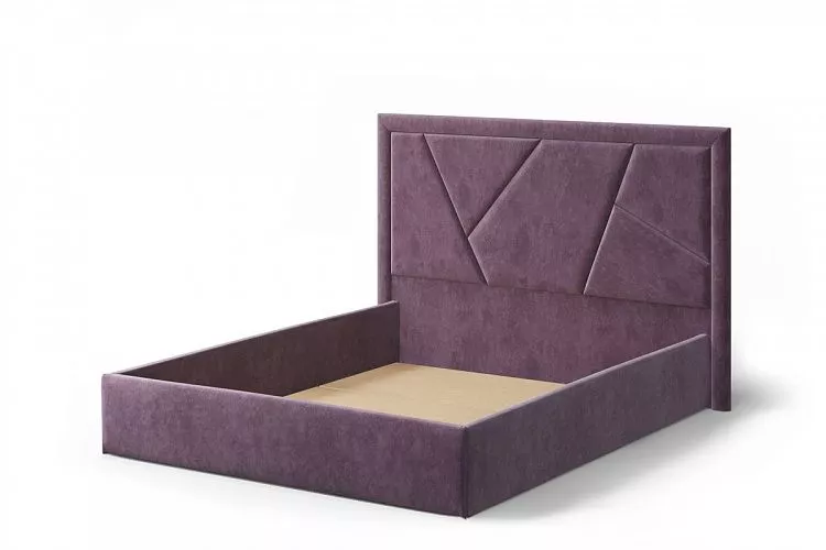 Кровать без основания 120х200 Индиго NEO 17 ( фиолетовый ) МЛК