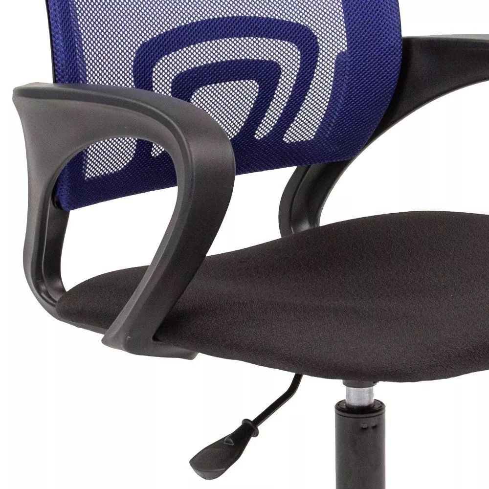 Кресло для персонала Chairman 696 LT с поддержкой поясницы ткань сетка черный синий
