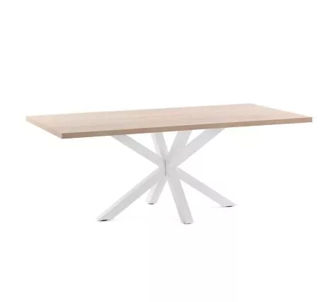 Обеденный стол La Forma Arya 160x100 из МДФ с белыми