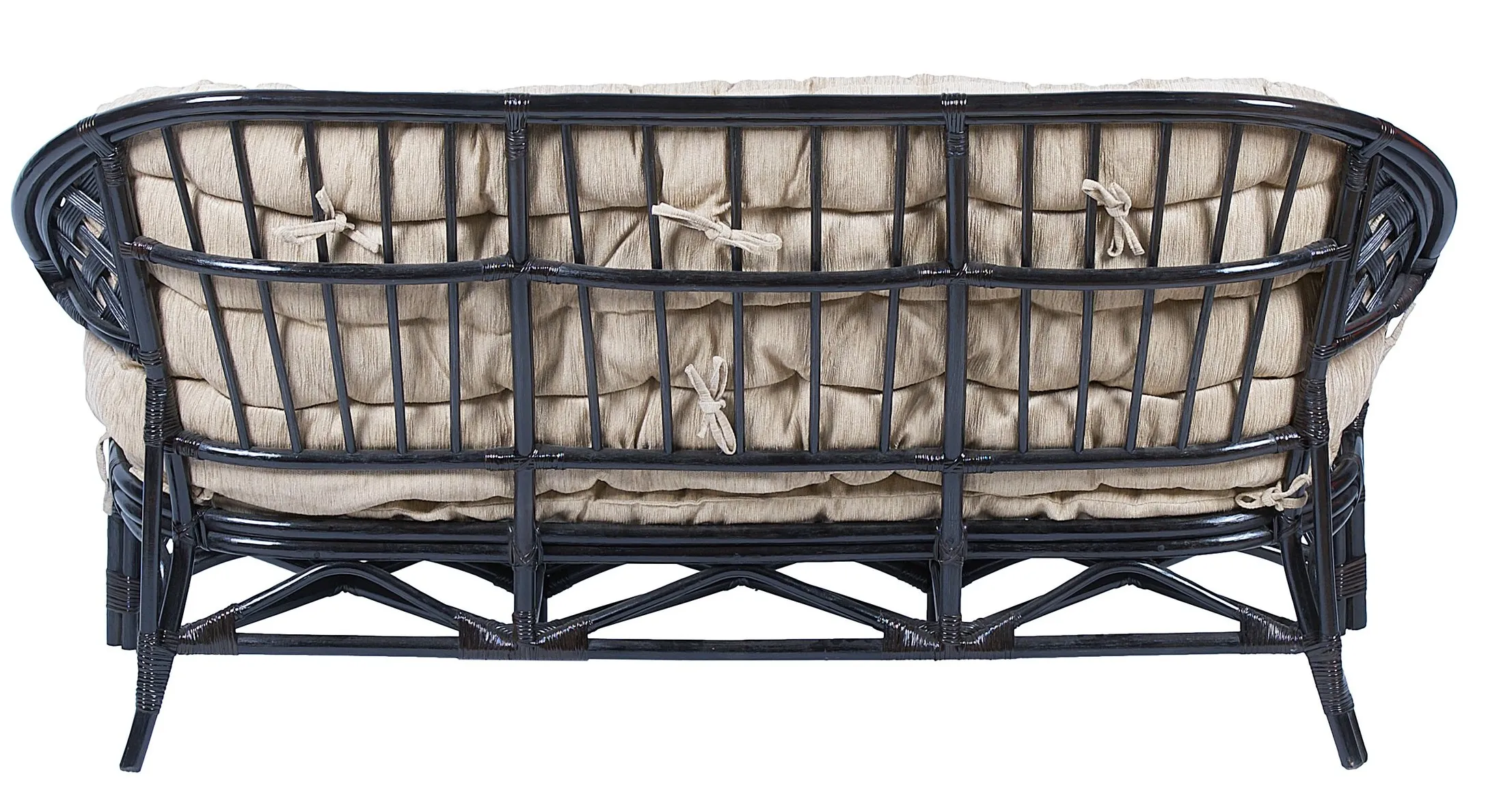 Комплект мебели из ротанга Черчилль (Рузвельт) с 3-х местным диваном и овальным столом венге