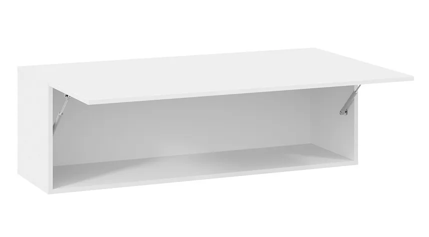 Шкаф навесной Порто белый жемчуг белый софт ТД-393.15.11