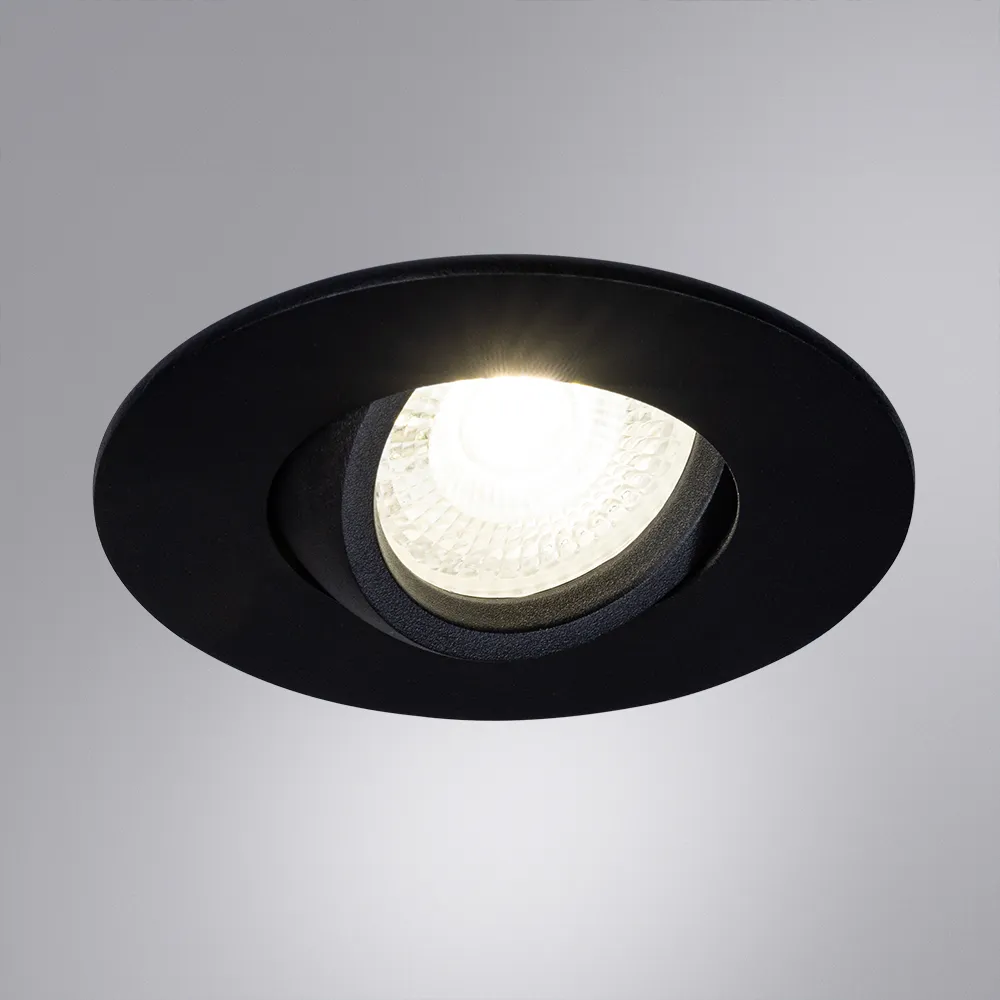 Точечный встраиваемый светильник ARTE LAMP GIRO A2867PL-1BK