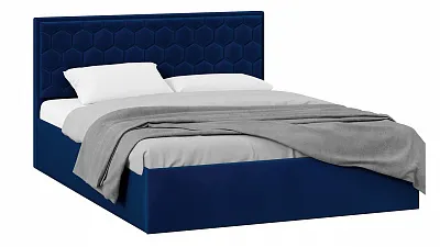 Кровать 160х200 Порто велюр Confetti Blue