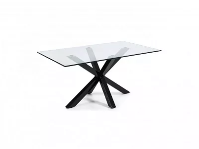 Обеденный стол La Forma Arya 160х90 со стеклянной столешницей C436C07