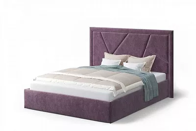 Кровать без основания 140х200 Индиго NEO 17 ( фиолетовый ) МЛК