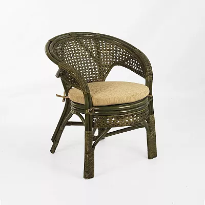 Кресло из ротанга Пеланги 02 15 олива