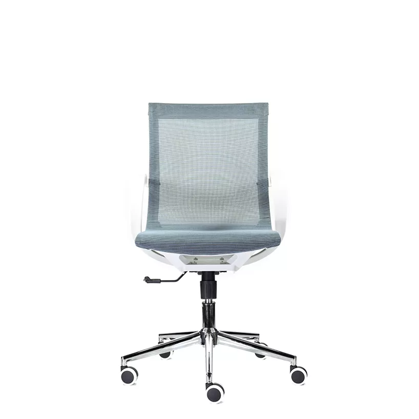 Кресло компьютерное ЙОТА М-805 WHITE CH голубой