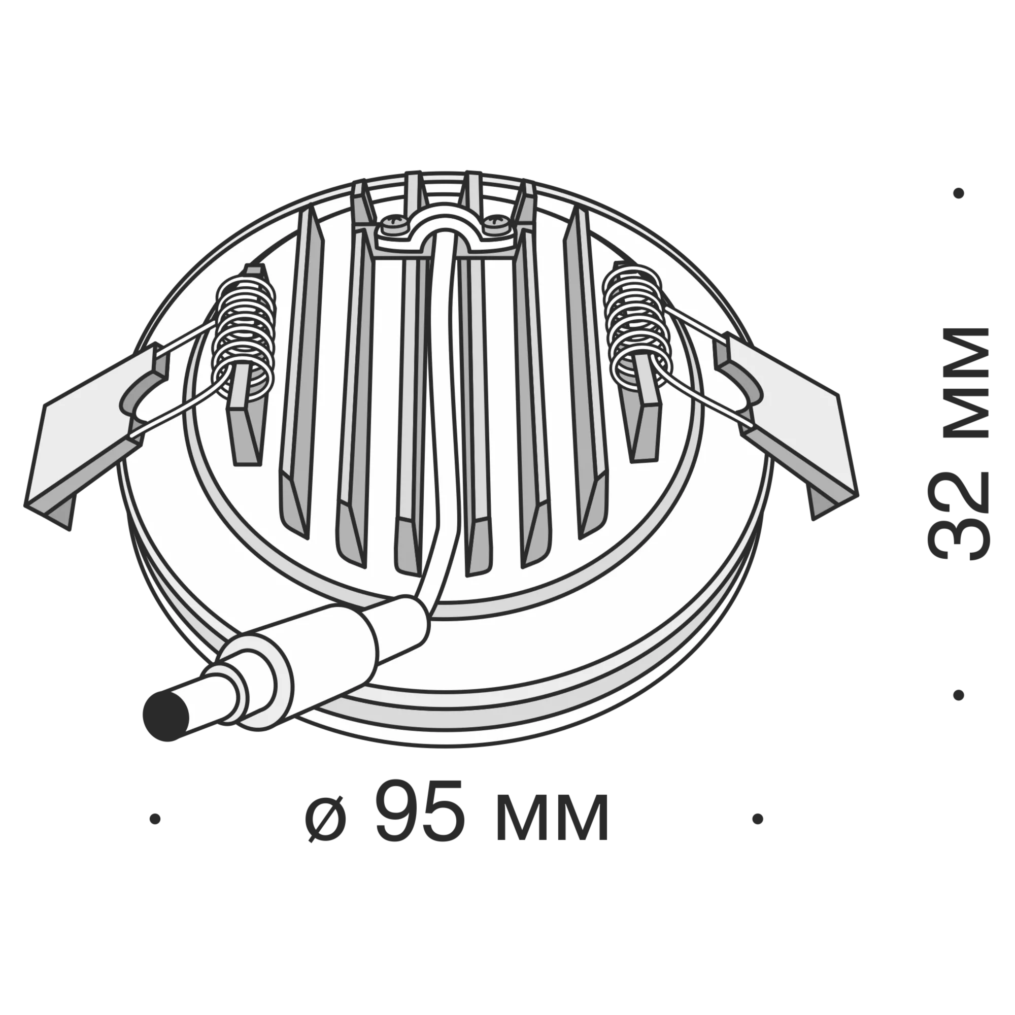 Точечный встраиваемый светильник Maytoni Technical Phanton DL303-L12B4K