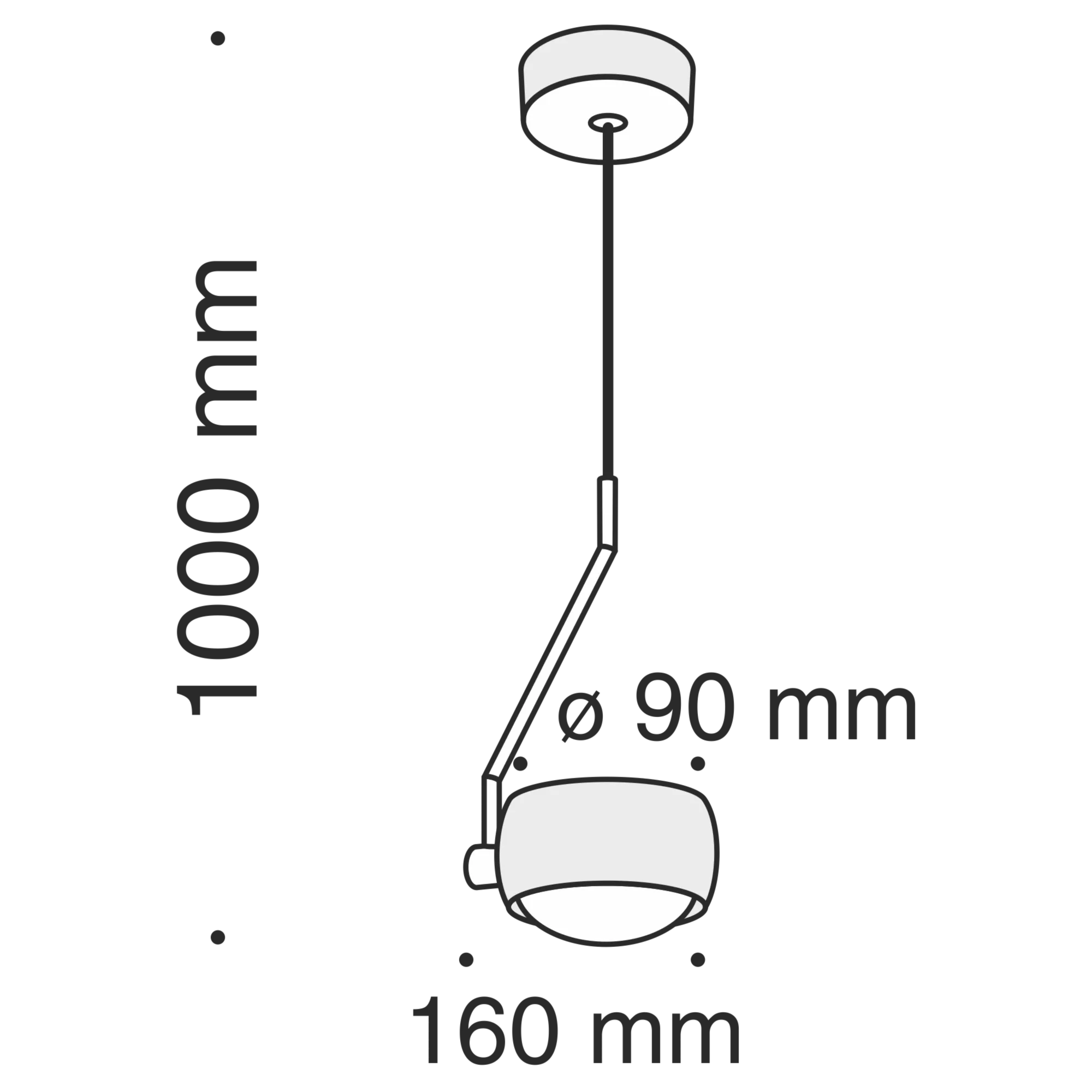 Подвесной светильник Maytoni Technical Lens MOD072PL-L8W3K