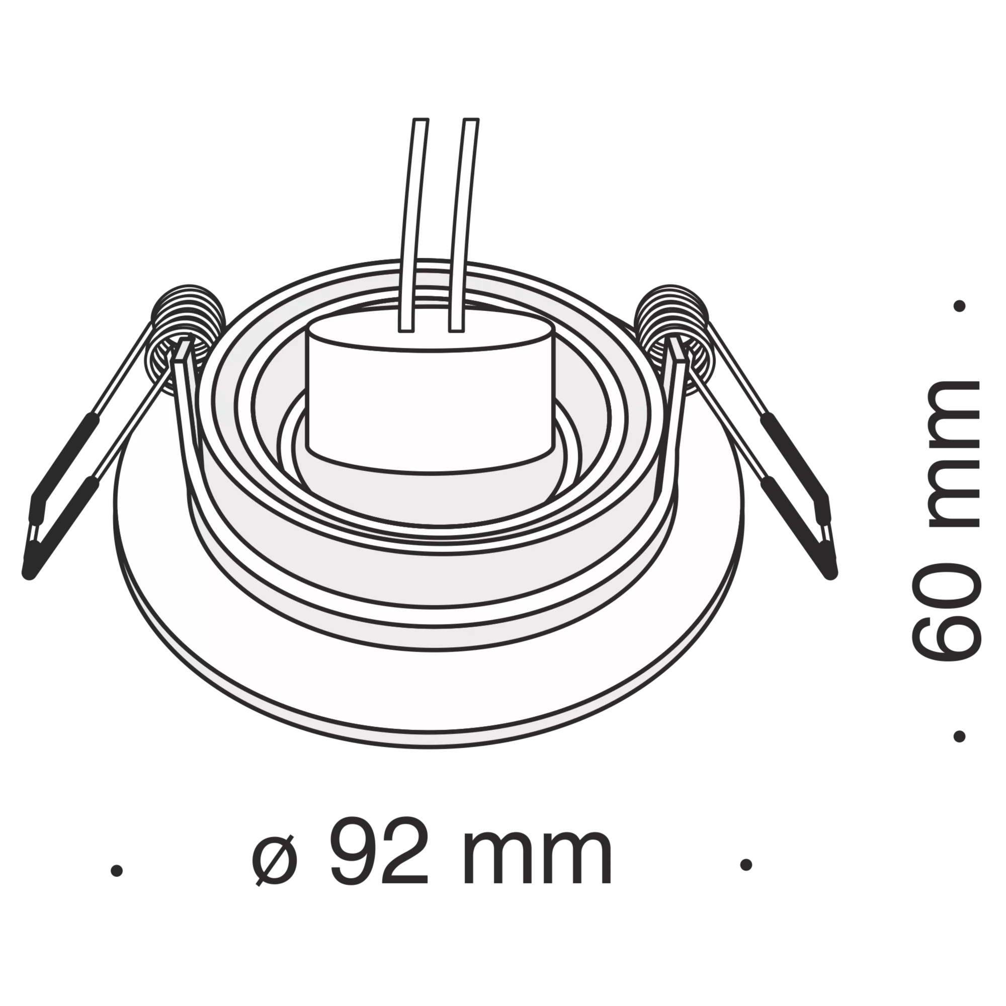 Точечный встраиваемый светильник Maytoni Technical Atom DL023-2-01W