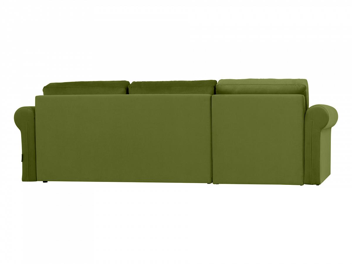 Диван-кровать с оттоманкой Peterhof П2 (валики) зеленый 341017