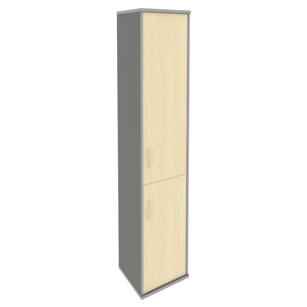 Шкаф высокий узкий правый (1 низкая дверь ЛДСП 1 средняя дверь ЛДСП) Riva А.СУ-1.3 (R)